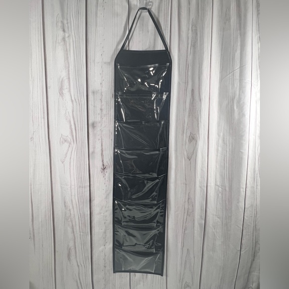 Hanging Headband Storage Organizer With 8 PVC Pockets - Picture 3 of 14